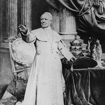 ca. 1865, Vatican City --- Pope Pius IX --- Image by © Hulton-Deutsch Collection/CORBIS